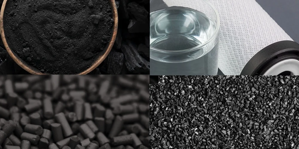 range-of-products activated carbons