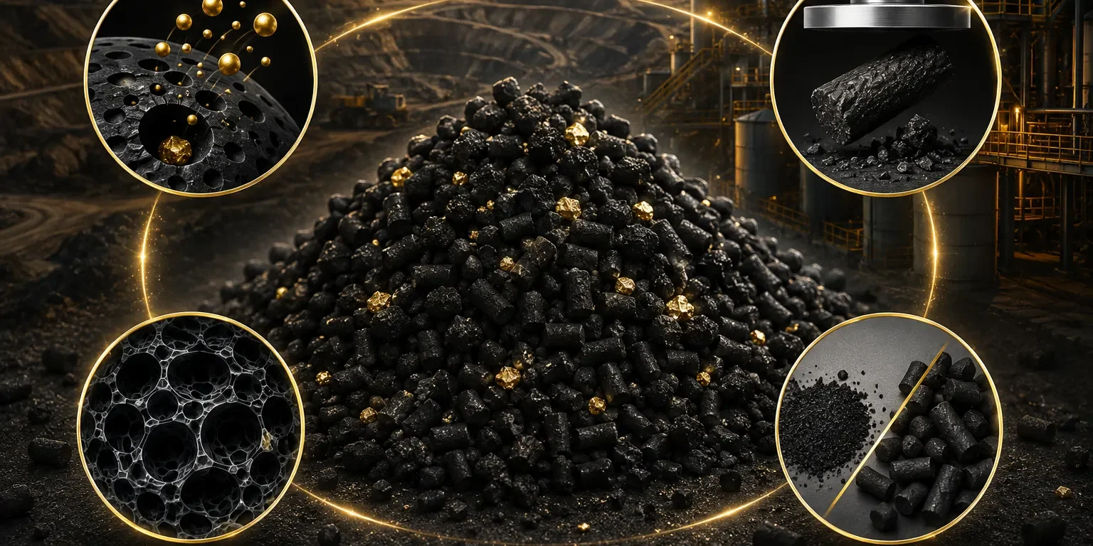 Actiavted gold Ecogold for gold recovery